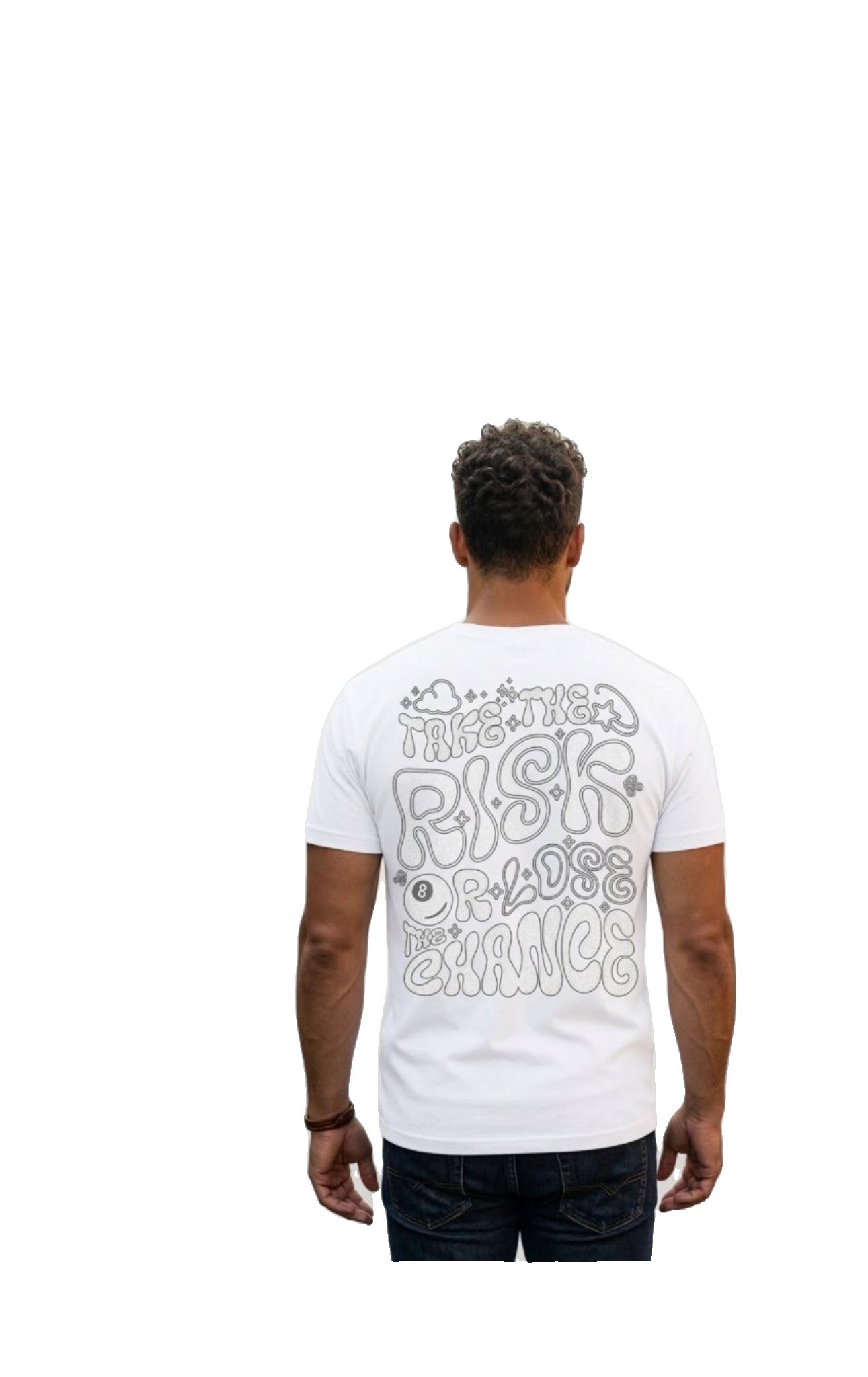 Take The Risk” Motivational Graphic T-Shirt.