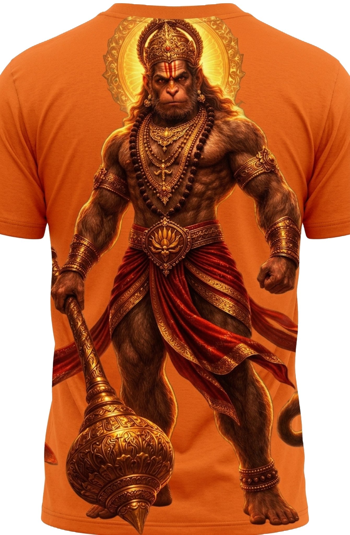 Powerful Hanuman  Ji Graphic T-Shirt | Premium Spiritual